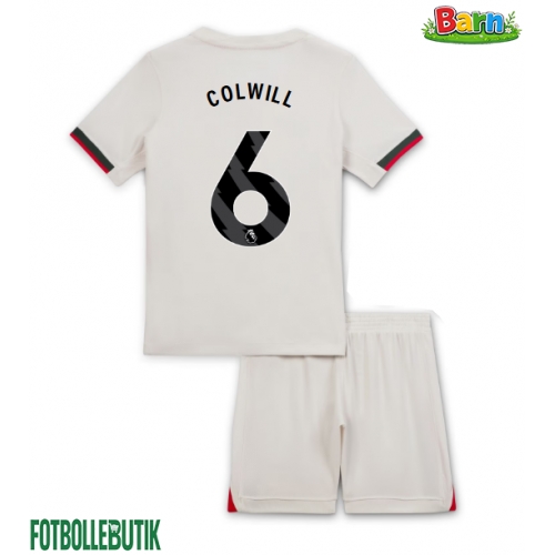 Chelsea Levi Colwill #6 Bortaställ Barn 2025-26 Kortärmad (+ Korta byxor) Chelsea Levi Colwill #6 Bortaställ Barn 2025-26 Kortärmad (+ Korta byxor)